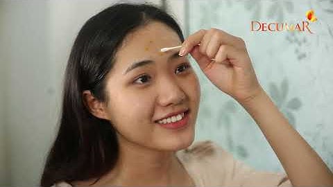 [REVIEW DECUMAR ] Cách dẹp mụn thành công của cô bạn Thu Hường