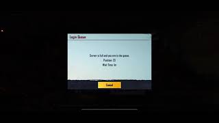 Server is full and you are in Queue | Pubg mobile server error | Pubgm
