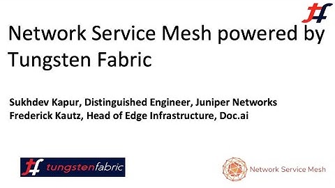 Integrating Tungsten Fabric and Network Service Mesh