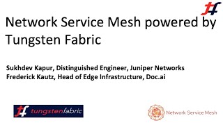 Integrating Tungsten Fabric and Network Service Mesh