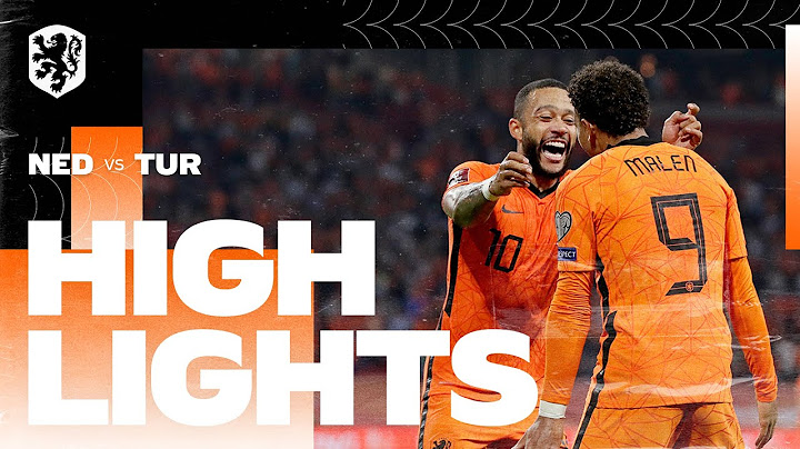 Highlights Nederland - Turkije (7/9/2021) WK-kwalificatie