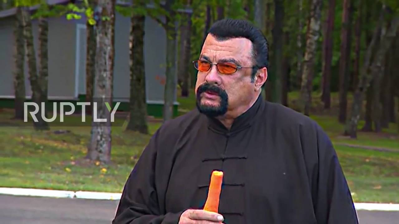 Steven Seagal sexually heals a carrot YouTube Steven Seagal sexually heals a carrot YouTube