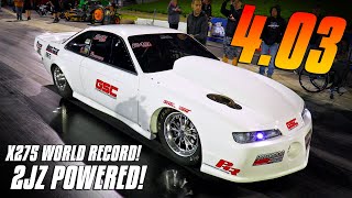 White Rice Shatters the X275 World Record - 4.033 at 184mph!