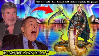 The magician turns half human half snake, making the judges very shock | American Talent Show 2023