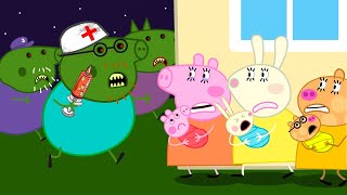 Zombie Apocalypse, Alien Zombies Appear At The Laboratory Peppa🧟‍♀️ | Peppa Pig Funny Animation