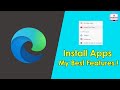 Edge Browser Make any site an app.