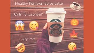 Healthy/ Low Calorie PSL!?! Happy Halloween!