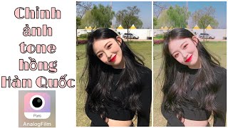Chỉnh sửa ảnh tone hồng hàn quốc cực đẹp trên điện thoại screenshot 4
