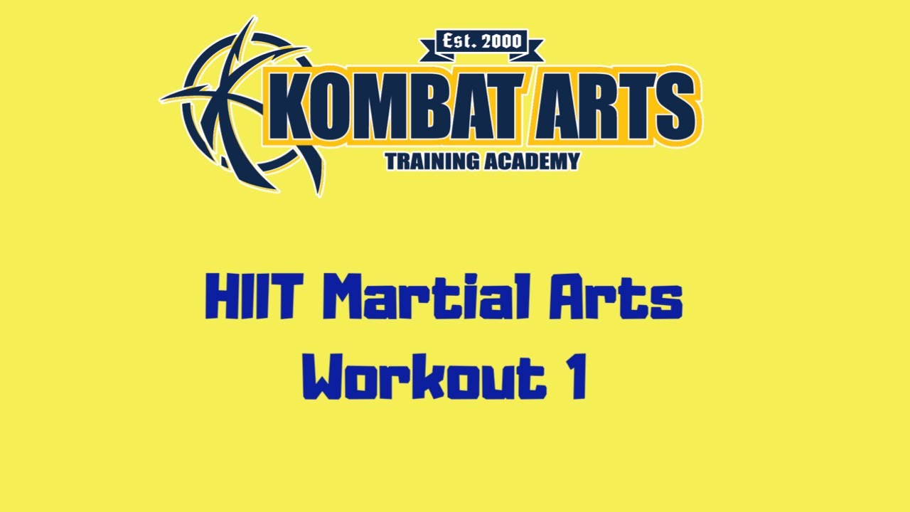 Martial Arts HIIT Home Workout 1 YouTube