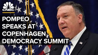 Secretary Mike Pompeo speaks at Copenhagen Democracy Summit 2020 — 6/19/2020 screenshot 3