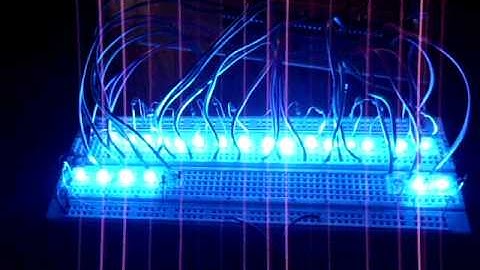 led chaser picaxe microcontroller