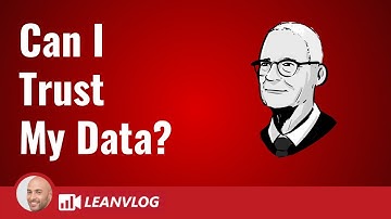 Can I Trust My Data ? - Lean Short Thoughts #1