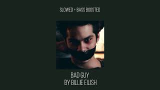 BAD GUY (slowed + bass boosted) Resimi