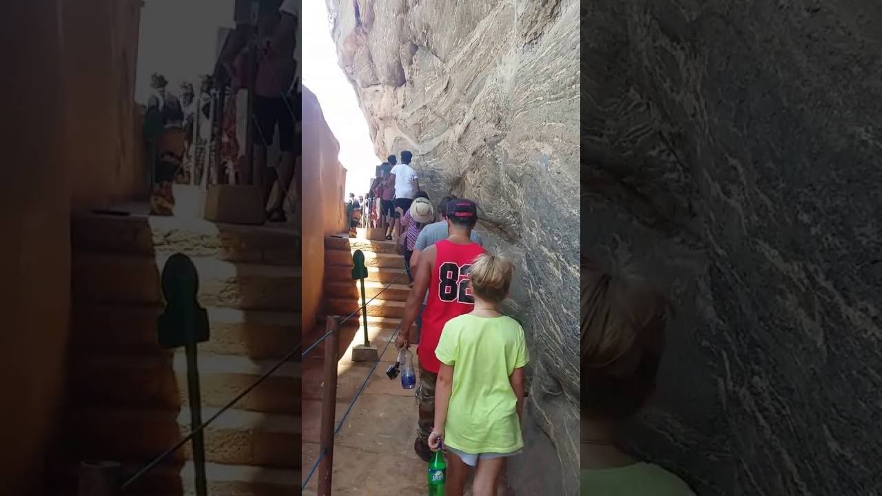 Walking up Sigiriya - The Lion Rock Fortress in Sri Lanka