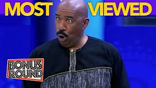 5 MOST VIEWED STEVE HARVEY FAMILY FEUD ROUNDS 2021