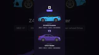 Cadillac CTS-V vs BMW Z4 - 1/4 Mile Drag Race