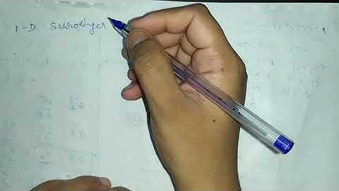 1D Schrodinger Equation for B.sc 3rd year by Sapna Agarwal