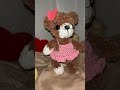 Crochet princess teddy bear 👑🧸 #crochet #amigurumi #cute #teddybear #princess