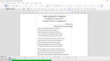 Numérotation des lignes d’un texte dans LibreOffice - Débutant