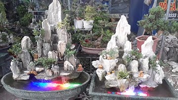 Hòn non bộ, tiểu cảnh trên chậu.