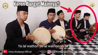 Keren!! Pukulan variasi Hadroh Cinta Sholawat~ Yalal Wathon