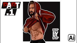 Mastering the Art of Vector Portraiture: Part 1 Beginner's Tutorial | Adobe Illustrator | Urdu\Hindi