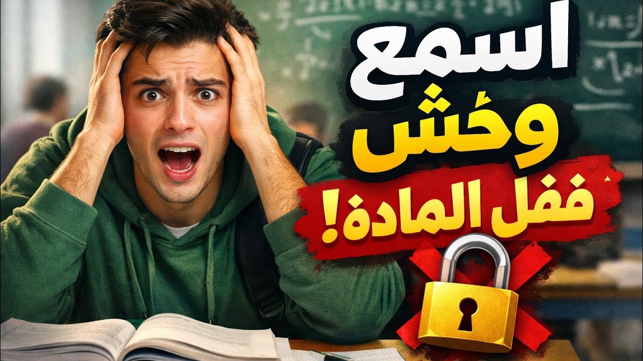 آخر فرصة قبل  المادة اسمع وخش قفل الماده/ خلاصه الإدارة 