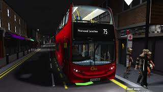 Route 75: Fairfield Halls - Norwood Junction | Roblox Croydon