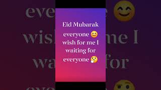 Eid Mubarak everyone ??❤ shorts viral viralshorts take love trending entertainment allah