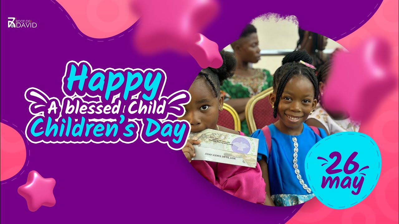 RCCG Root of David | 26-May-2024 | CHILDREN'S SUNDAY SERVICE - YouTube