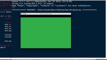 Creating a Tkinter Frame and Label widget