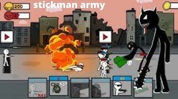stickman army world war legacy fight mission 6 | stickman army game.