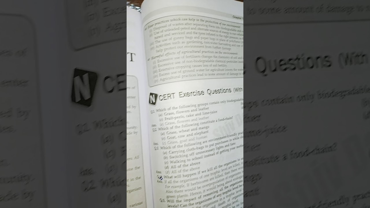 Class 10th Ch Our Environment Best Notes YouTube