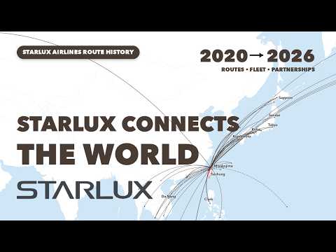 How STARLUX Airlines Built Its Global Network (2020–2026)のサムネイル