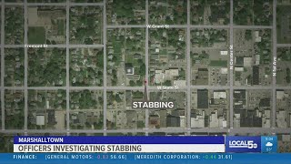 Investigation underway into stabbing in Marshalltown