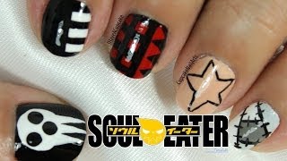 Soul Eater Inspired Nail Art