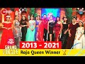 Raja queen winner  2013 2021   raja queen grand finale  winner list  zee sarthak  tm musical