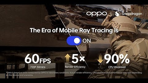 OPPO x Snapdragon | The era of mobile ray tracing is ON!