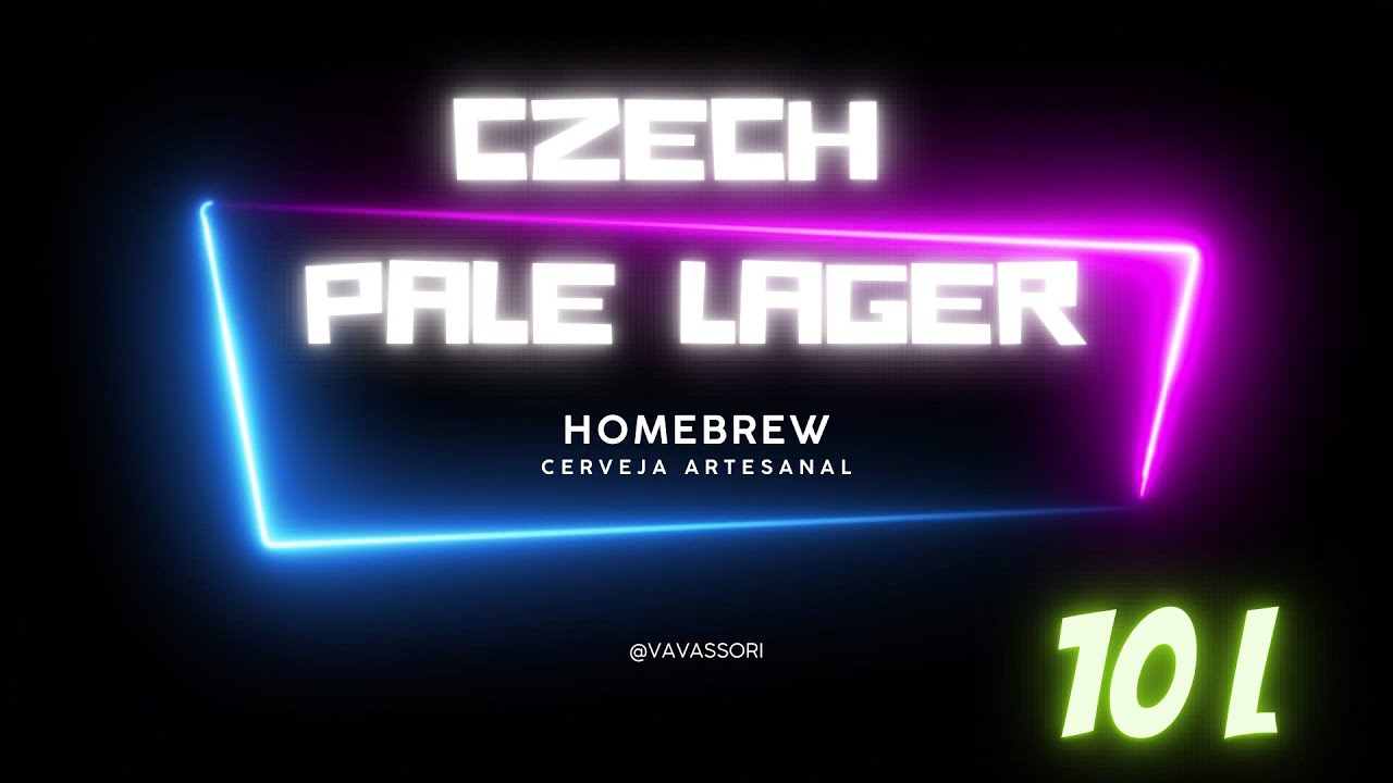 Receita 10L Czech Pale Lager (Clone Urquell) YouTube