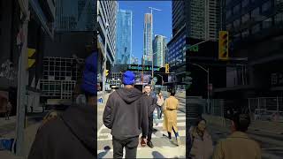 Walking Downtown toronto 🔥❤️🇨🇦 #toronto #walkingtour #shorts