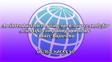 An introduction to using open-source tools for scientific computing in CoCalc with Blaec Bajarano