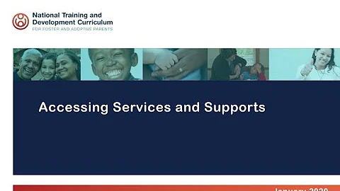 NTDC Right-Time Training – Accessing Services and Supports (audio description)