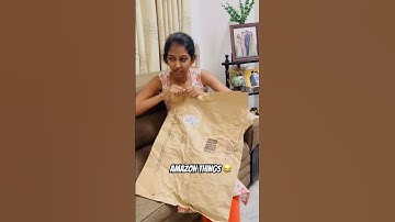 Inganeyum courier ayakkam😂#amazon #courier #funny #youtube #minivlog #malayalam #india #trending