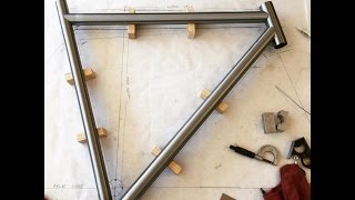 My first bicycle frame build from start to finish