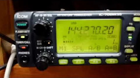 VHF DX 144 MHz SSB PT9IR x PY5PWR Vertical Pol