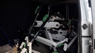 We steal 20 Lime Scooters...