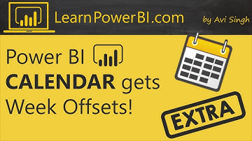 Power BI: Ultimate Calendar Table gets Week Offsets