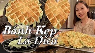 Cách làm bánh kẹp lá dứa thơm ngon tuyệt đỉnh - Pandan Waffles - Taylor Recipes | Cuộc Sống Mỹ