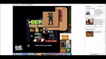 Ninja saga weapon clothes & back item 2012 hack