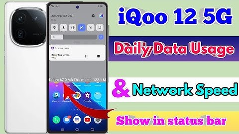 iqoo 12 5g network speed setting | iqoo 12 5g internet speed meter